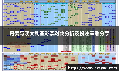 丹麦与澳大利亚彩票对决分析及投注策略分享