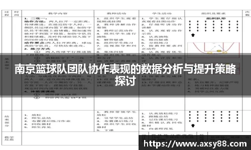 南京篮球队团队协作表现的数据分析与提升策略探讨